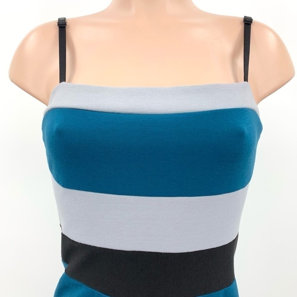 Grey Antics Color Block Knit Bodycon Mini Dress Size Large - Picture 5 of 8